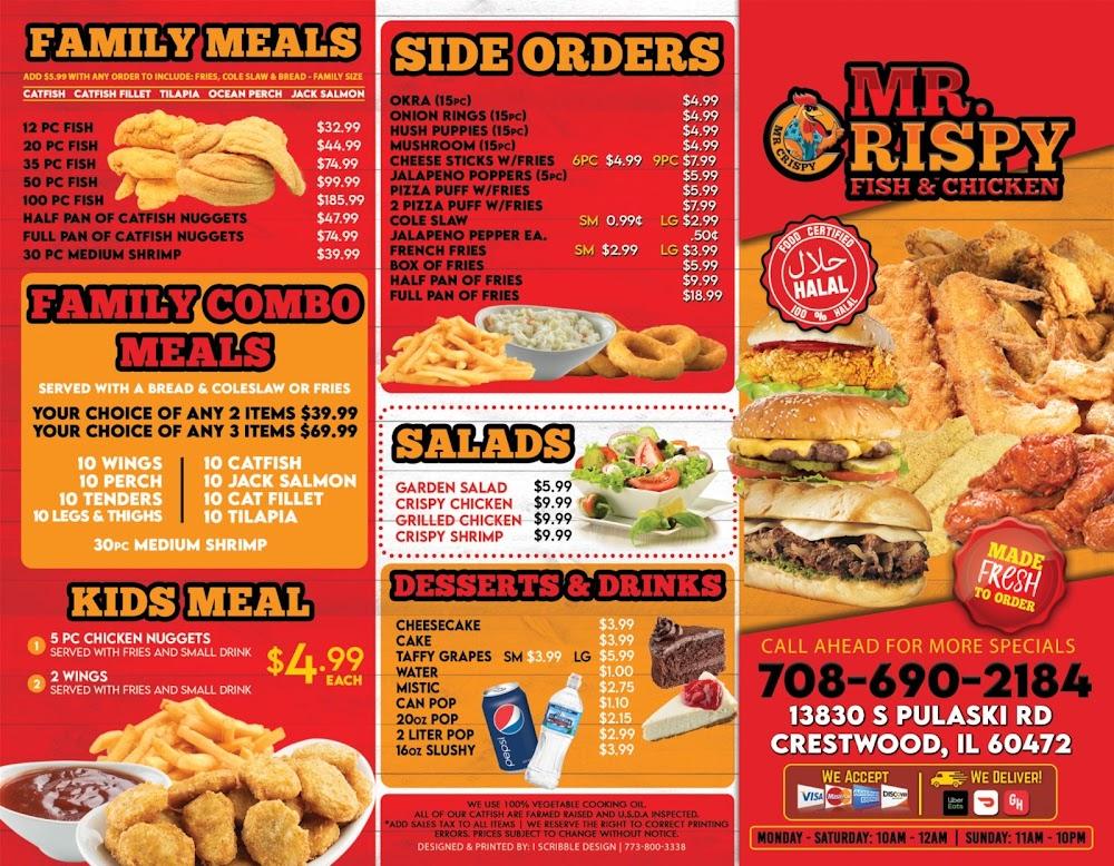 Mr. Crispy Fish & Chicken Menu image 2
